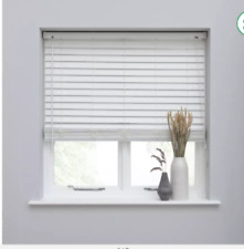 2 for 1 Offer - 2 x Habitat 50mm Faux Wood Venetian Blind - White 90cm x 160cm for sale  Shipping to South Africa