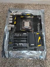 MSI X99S XPOWER AC Intel LGA 2011-3 Socket Motherboard UNTESTED With Xeon CPU, used for sale  Shipping to South Africa