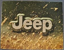 2002 jeep brochure for sale  Olympia