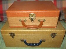 Antique tweed suitcases for sale  Canal Fulton
