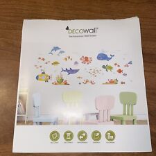 DECOWALL DAT-1611 Sea Adventure Kids Reusable Wall Stickers Decals for sale  Shipping to South Africa