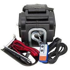 Used, 12V 3500LBS Electric Winch Portable Remote Control Trailer Winch for Boat Truck for sale  Shipping to South Africa