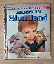 Festa em Shariland pés Shari Lewis e seus bonecos um pequeno livro de ouro 1959, usado comprar usado  Enviando para Brazil