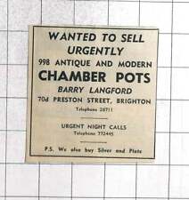 1962 chamber pots for sale  UK