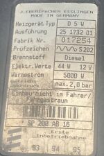 Eberspacher diesel heater for sale  MANCHESTER