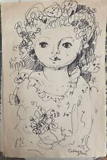 Ritratto bambina disegno usato  Prato