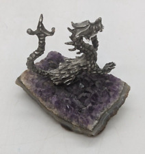 Amethyst metal dragon for sale  Shipping to Ireland