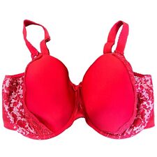 Elomi Amelia Underwire Bandless Spacer T-Shirt Bra Red EL8740 Size 38J for sale  Shipping to South Africa