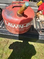 VINTAGE LAWN BOY MOWER GASOLINE 2 1/2 GAL CAN CLEAN INSIDE SEE PHOTOS PLEASE for sale  Shipping to South Africa