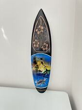 Wooden airbrushed surfboard for sale  Shipping to Ireland