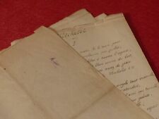 Michelet manuscrit autographe d'occasion  Fontenay-sous-Bois