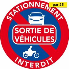 Autocollants interdiction stationner. d'occasion  Paris VII