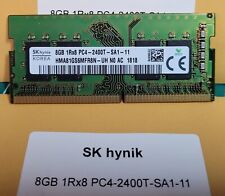 Used, SK Hynix 8GB 1Rx8 PC4-2400T-SA1-11 HMA81GS6MFR8N-UH Laptop Memory RAM for sale  Shipping to South Africa