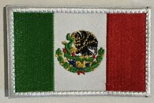 Patch de bandeira mexicana bordado costurar em veludo Bandera de México MX frete grátis comprar usado  Enviando para Brazil