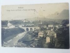 Cartolina belluno ponte usato  Roma