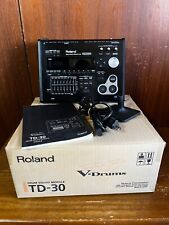 Módulo de som de bateria Roland TD-30 Brain V-Drums série V-Pro com caixa comprar usado  Enviando para Brazil