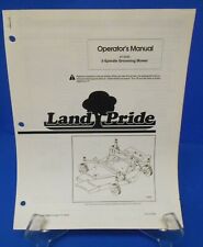 Used, 1999 LAND PRIDE AT3590 GROOMING MOWER OPERATORS MANUAL for sale  Shelbyville