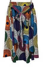 Shenbolen Skirt W- African Print Pleated High Waist Maxi Skirt Casual 3XL for sale  Shipping to South Africa