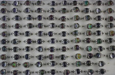 Usado, Anéis femininos folheados a prata lotes por atacado 30 peças joias mudar de cor humor comprar usado  Enviando para Brazil