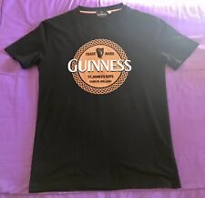 Guinness shirt nera usato  Asti