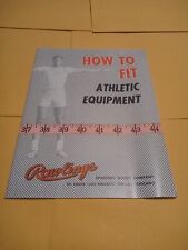1950-1960's How to Fit Athletic Equipment Rawlings Sporting Goods Company comprar usado  Enviando para Brazil