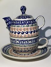 pottery set polish tea for sale  Durham