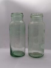 Pair old glass for sale  DEWSBURY