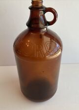 Garrafa de vidro âmbar vintage Clorox em relevo 0,5 galões jarro marrom comprar usado  Enviando para Brazil