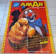 Cirque amar affiche d'occasion  Chailles