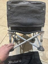 Silla con correa para todas las estaciones gris de playa gris de verano con bolsa de transporte negra a juego segunda mano  Embacar hacia Argentina