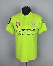 Usado, Men's LA MARTINA Polo Team 2012 Acid Green Short Sleeve Polo Shirt Size L comprar usado  Enviando para Brazil