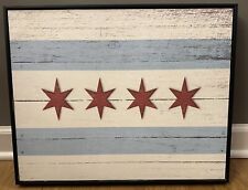Chicago flag distressed for sale  Des Plaines