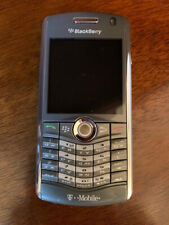 Vintage Blackberry T-Mobile phone, with recharger and original leather case. for sale  Shipping to South Africa