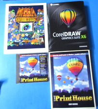 Corel Mega Gallery 1996 -PB Sem CD + Corel Graphic Suite X6 + Print House + Manual comprar usado  Enviando para Brazil