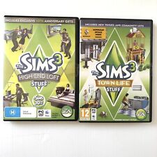 Paquete de Juegos de Los Sims 3 PC: Loft de Alta Gama + Cosas de Town Life 2 Discos Publicación Gratuita, usado segunda mano  Embacar hacia Argentina