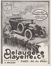 Publicite automobile delaugere d'occasion  Villeneuve-l'Archevêque