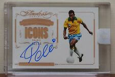 Seleção brasileira de futebol Pelé autógrafo /10 Panini impecável comprar usado  Enviando para Brazil