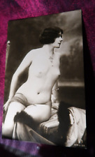Usado, Francês alemão mulher nua completa na poltrona PC cópia da foto antiga c1910-1920s comprar usado  Enviando para Brazil