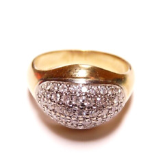 anello oro diamanti pave usato  Terni