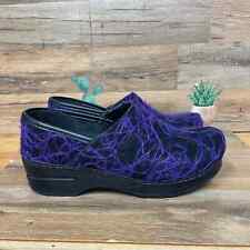 Used, Dansko black purple felted wool clogs women’s 39/ 8.5 for sale  Shipping to South Africa