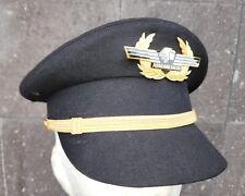Gorra de copiloto Aeroméxico primer oficial aerolínea mexicana uniforme tripulación mexicano GENUINA segunda mano  México
