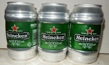 3 latas de cerveja em forma de barril HEINEKEN da HOLANDA para exportação (355 ml) vazias!! comprar usado  Enviando para Brazil