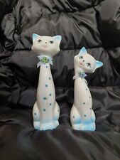 Coppia gatti ceramica usato  Caltanissetta