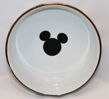 Prato de cachorro Mickey Mouse listrado preto e branco porcelana tigela de lascas Disney comprar usado  Enviando para Brazil