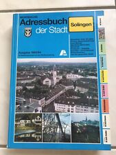 Adressbuch 1993 stadt gebraucht kaufen  Solingen