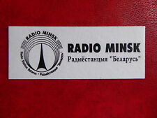 Biélorussie autocollant radio d'occasion  France