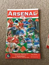 1994 arsenal sampdoria for sale  BUDLEIGH SALTERTON