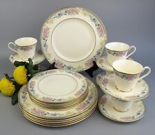 Royal Doulton Dinner Service Set "Eleanor" for 6. Plates Cups.  Bone china for sale  Shipping to South Africa