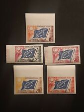 rare Variété timbres France Europe non dentelés yt 17/21 neufs XX cote 520 euros d'occasion  Aix-les-Bains