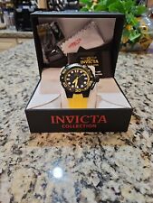 Invicta Pro Diver 51mm caixa de aço inoxidável preta, pulseira de silicone amarela,... comprar usado  Enviando para Brazil